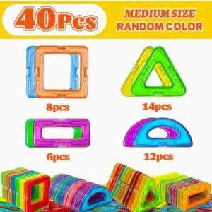Bloques magnéticos 40 piezas