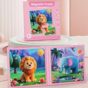 Mini puzzle magnético