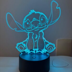 Lámpara 3D Stitch