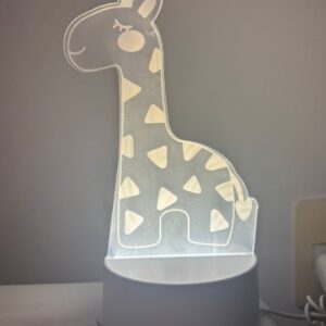 Lámpara 3D jirafa