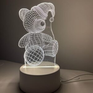 Lámpara 3D osito
