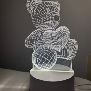 Lámpara 3D osito 2