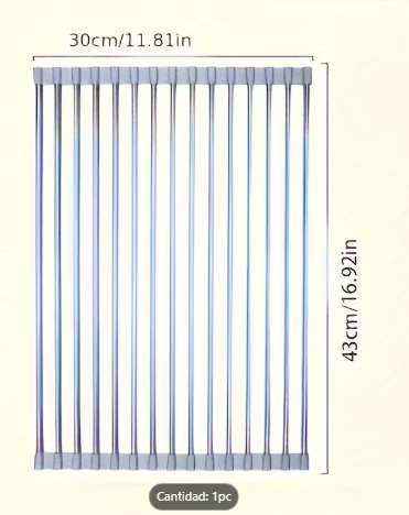 Estante Escurridor Enrollable para Bacha - Imagen 3