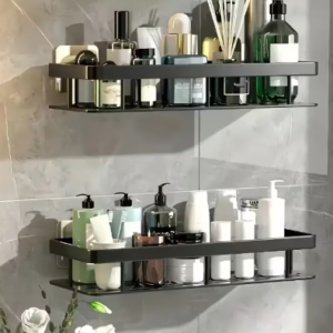 Estante organizador adhesivo para baño o cocina