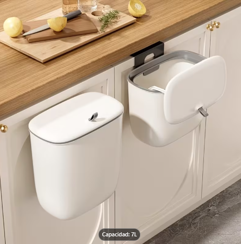 Papelera Colgante para Cocina o Baño – 7L