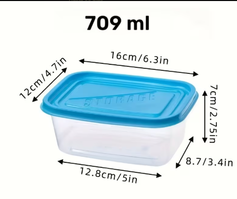 Set de 6 Recipientes Herméticos – 709 ml - Imagen 3