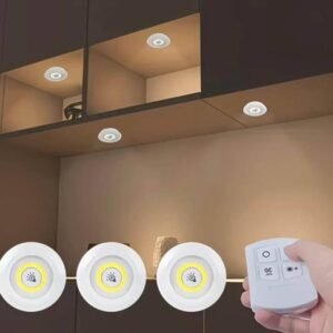 Pack 3 luces con control a pila